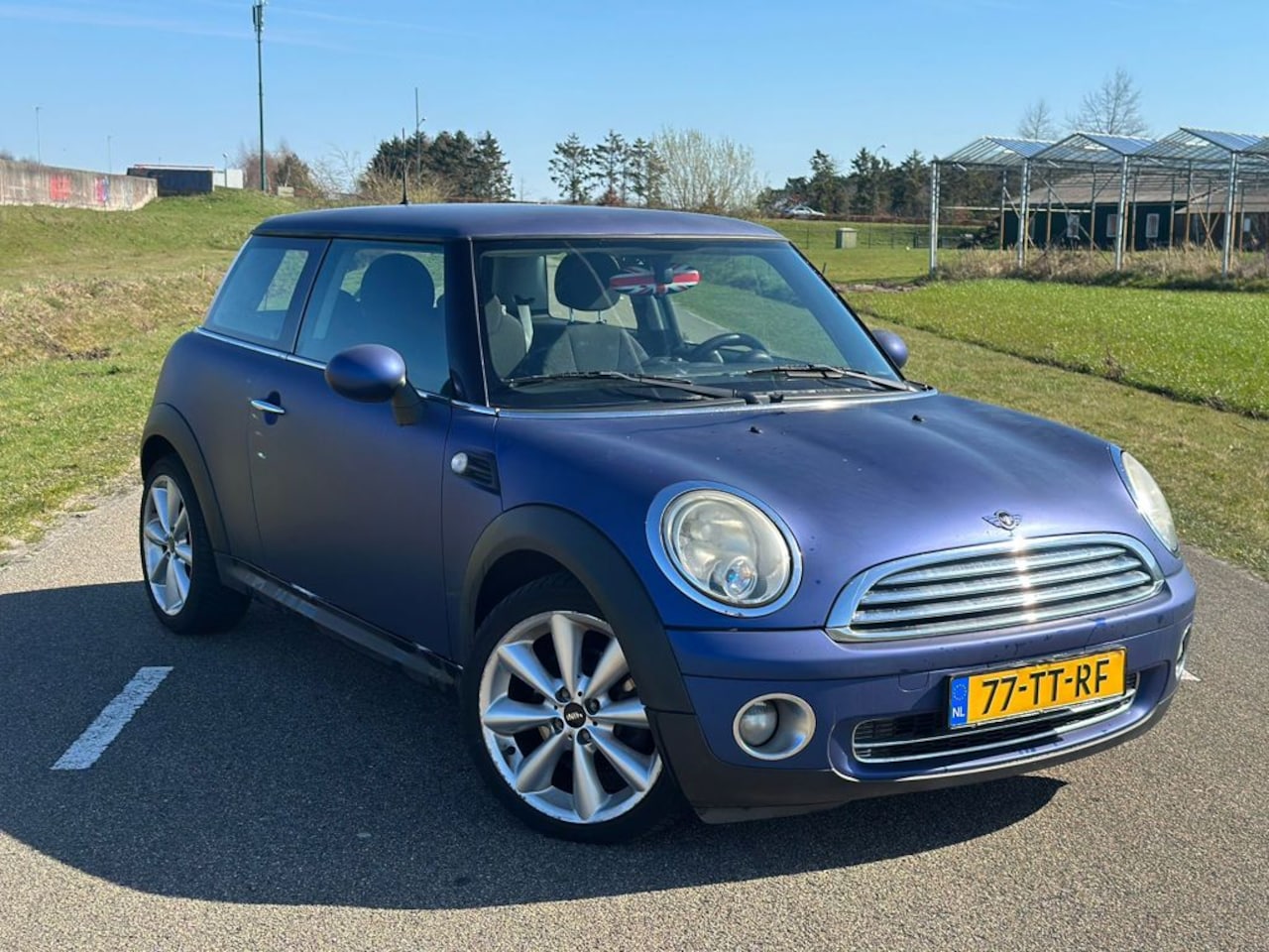 MINI Cooper - Mini 1.6 Pepper MAT BLAUW! (AIRCO, PERFECT ONDERHOUDEN, NL-AUTO, ELEKTRISCHE RAMEN, MULTIM - AutoWereld.nl
