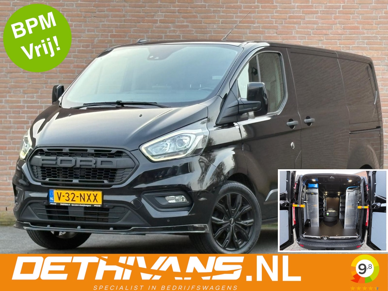 Ford Transit Custom - 2.0TDCI 130PK Raptor Edition / Camera / Cruisecontrol / Euro6 - AutoWereld.nl
