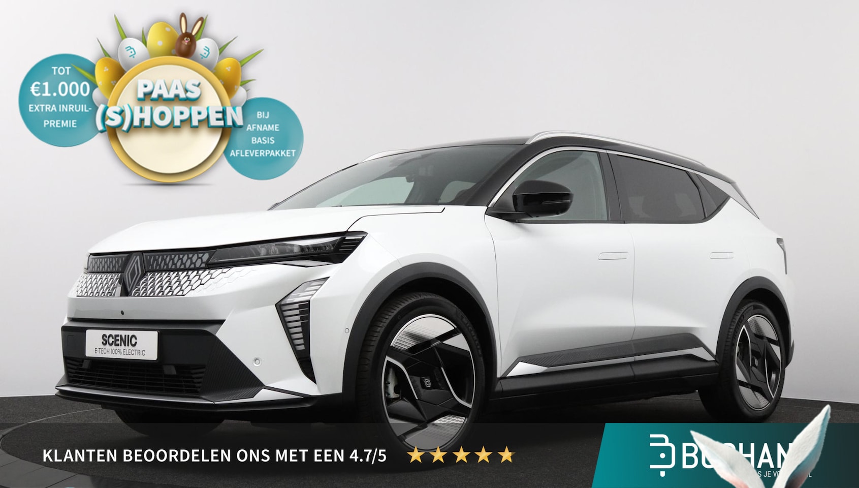 Renault Scenic E-Tech - EV87 long range iconic |DEMO | Trekhaak afneembaar | - AutoWereld.nl