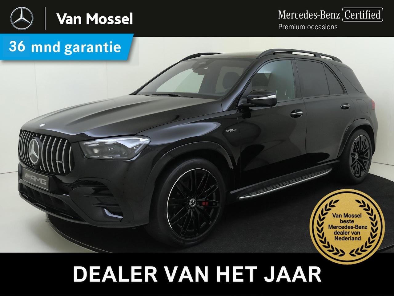 Mercedes-Benz AMG GLE - 53 Hybrid 4MATIC+ / Night/ Panoramadak/ Burmester/ Head Up/ 22 inch/ El. Trekhaak - AutoWereld.nl