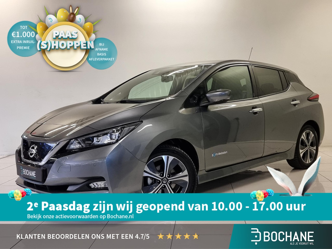 Nissan LEAF - e+ Tekna 62 kWh | SoH 90% | 360º Camera | Trekhaak | BOSE Audio | - AutoWereld.nl