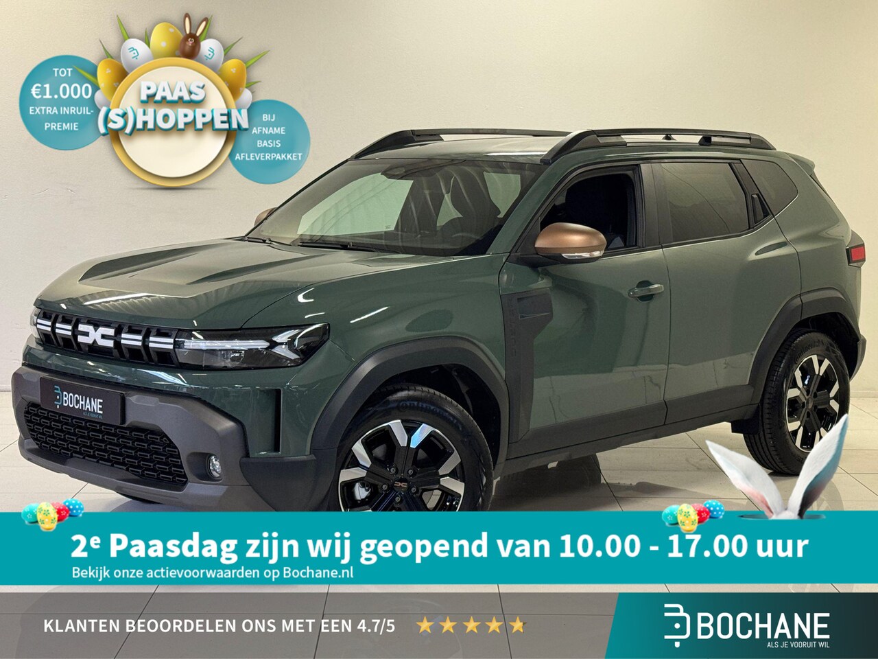 Dacia Duster - 1.6 Hybrid 140 Extreme | Apple CarPlay / Android Auto navigatie | Stoelverwarming | Achter - AutoWereld.nl