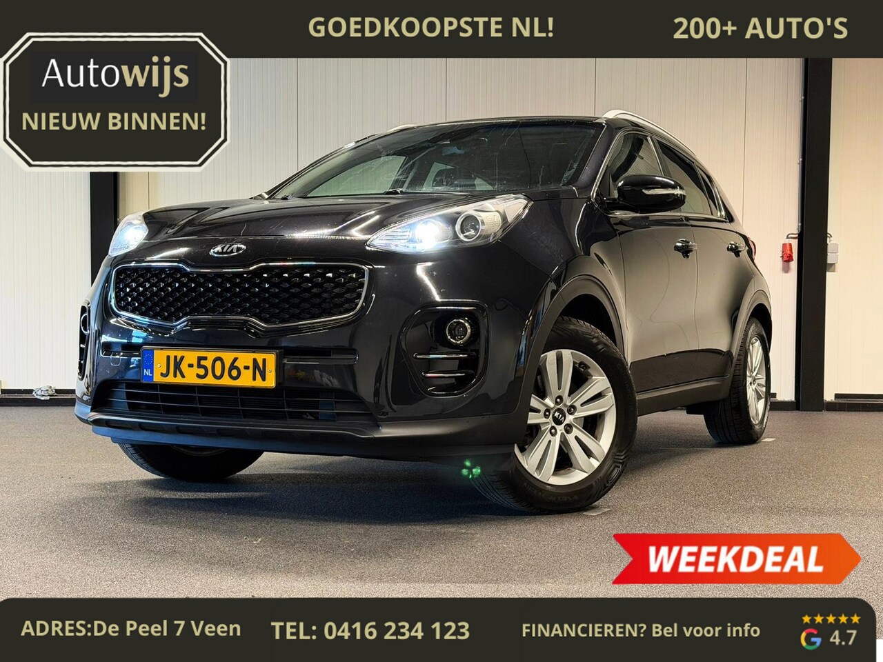 Kia Sportage - 1.6 GDI First Edition|LED|CAMERA|NAVI|GOED ONDERHOUDEN - AutoWereld.nl