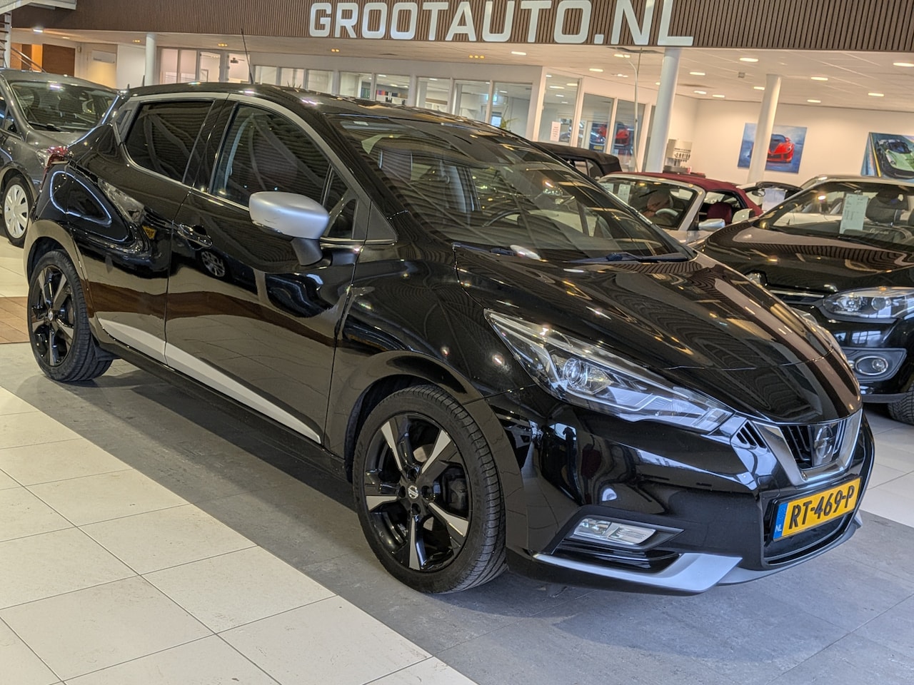 Nissan Micra - 0.9 IG-T Tekna Airco, Cruise Control, Leder, Stuurbekrachtiging - AutoWereld.nl