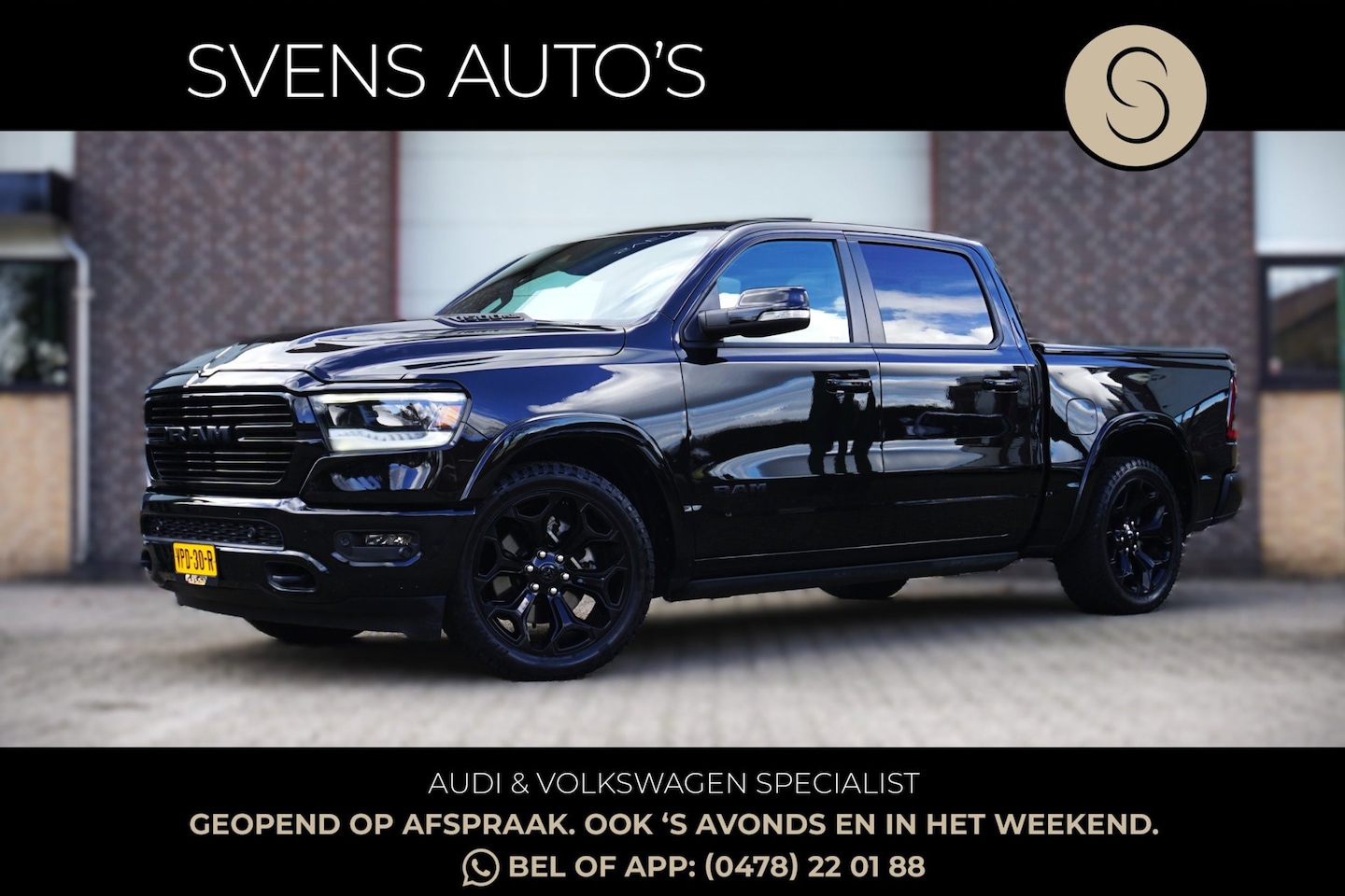 Dodge Ram 1500 - 5.7 V8 4x4 Crew Cab Laramie Rijklaarprijs|Uitlaatklep|Panoramadak|H&K - AutoWereld.nl