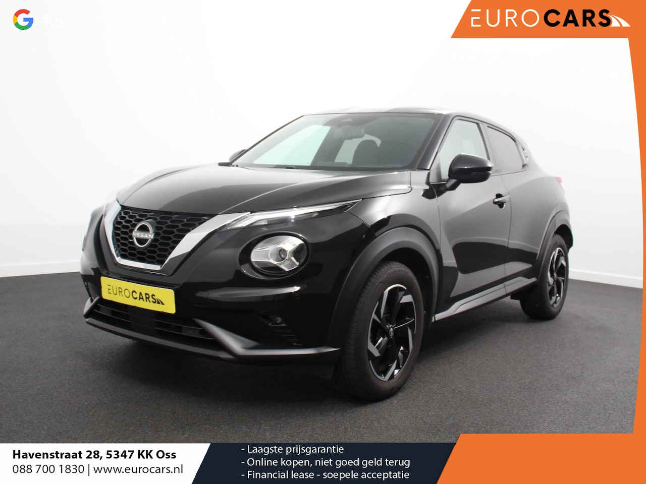 Nissan Juke - 1.0 DIG-T N-Connecta Climate control Cruise control Achteruitrijcamera Keyless Navigatie L - AutoWereld.nl