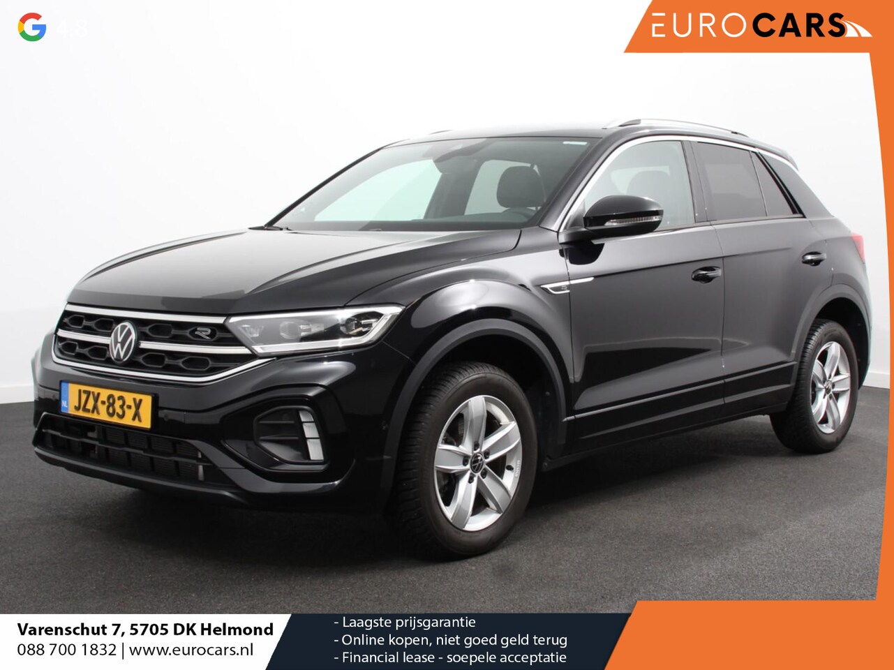 Volkswagen T-Roc - 1.5 TSI DSG R-Line Climate control | Adaptieve cruise control | LED | Navigatie | Achterui - AutoWereld.nl