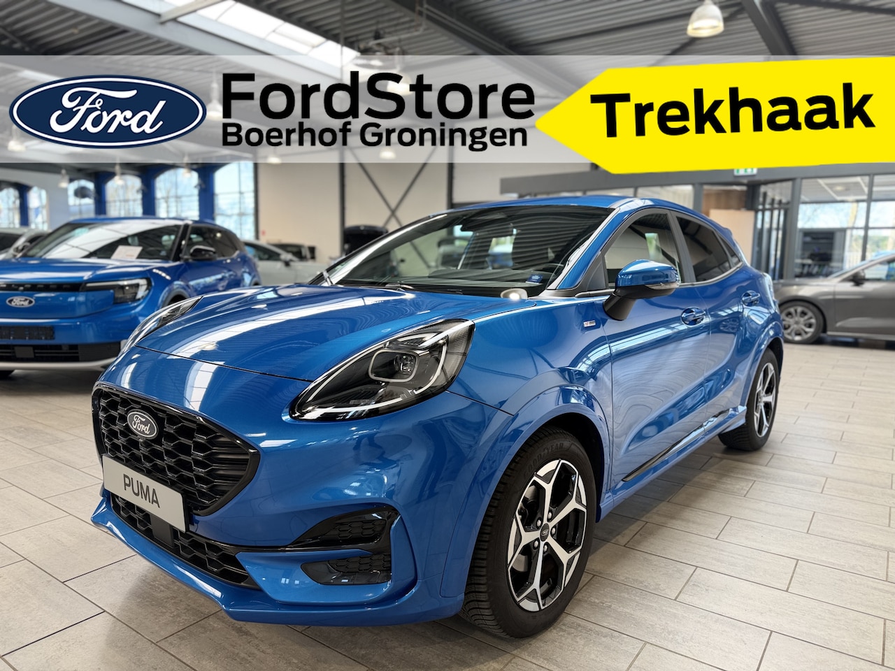 Ford Puma - EcoBoost Hybrid 125 pk ST-Line X | Trekhaak | Winter Pack | B&O | Cruise | Camera | All-se - AutoWereld.nl