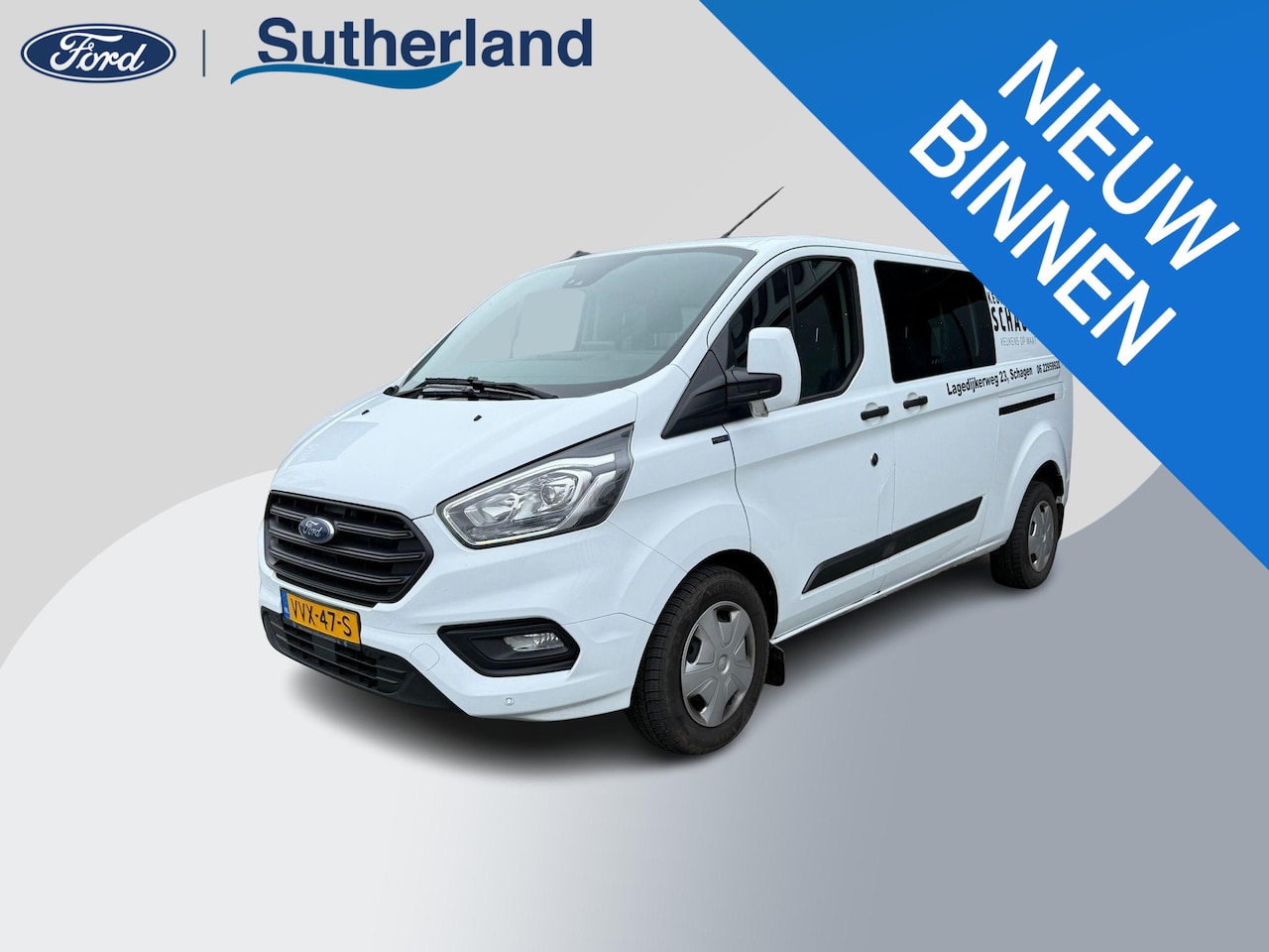 Ford Transit Custom - 320 2.0 TDCI L2H1 Trend DC | Binnen! Moet nog gepoetst worden! | Trekhaak | Stoelverwarmin - AutoWereld.nl