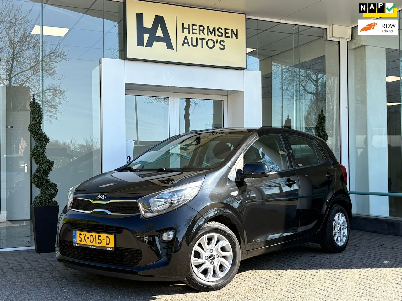 Kia Picanto - 1.0 CVVT Navigator|CarPlay|Camera|NAP| - AutoWereld.nl