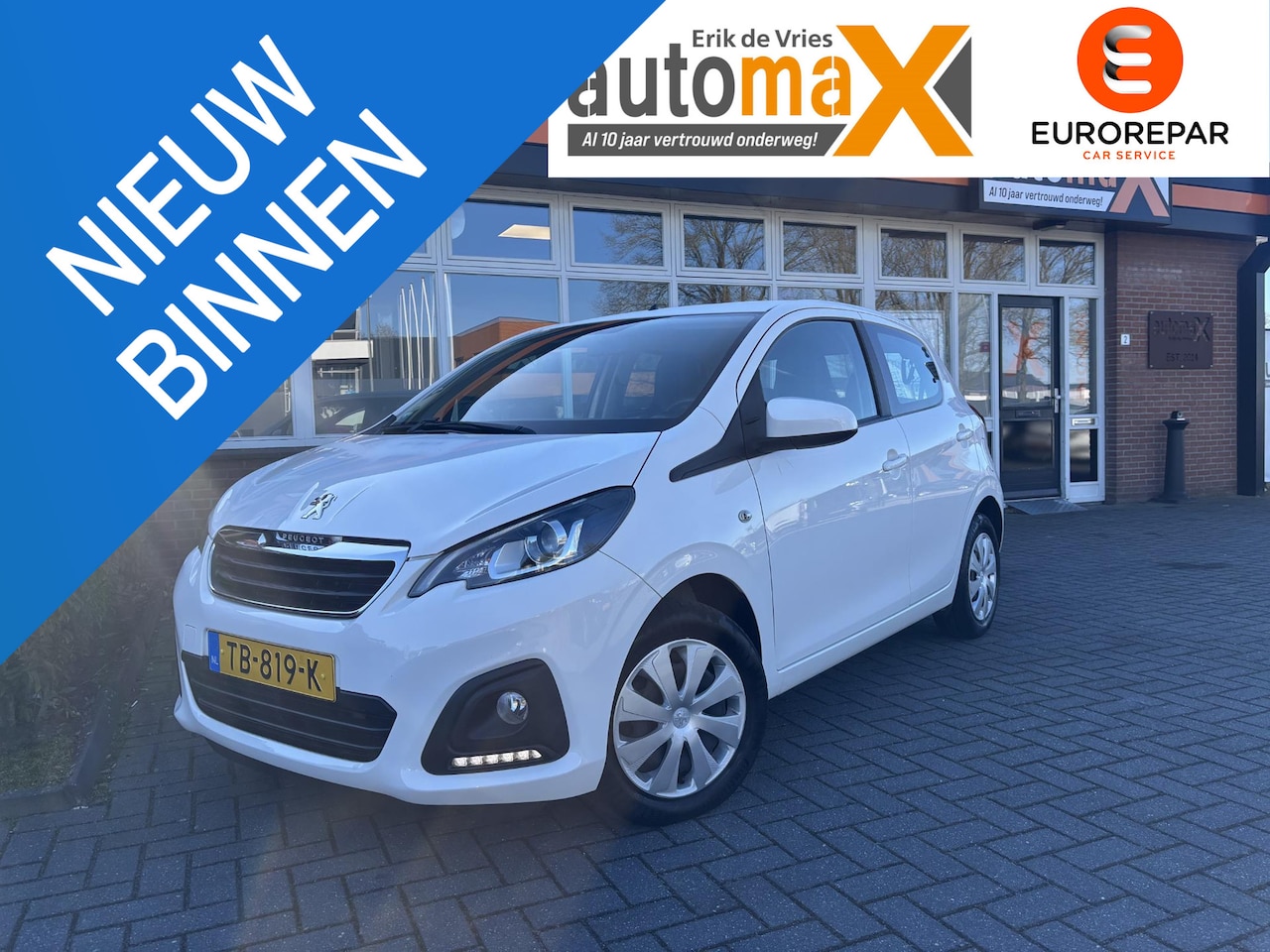 Peugeot 108 - 1.0 e-VTi Active |NAP!|Airco!|Elektr ramen!| - AutoWereld.nl