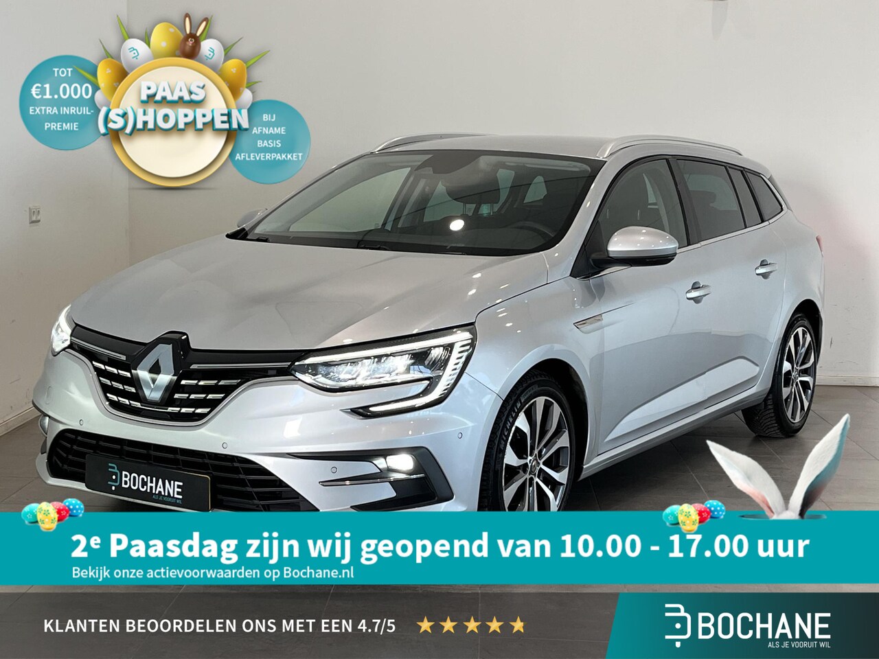 Renault Mégane Estate - 1.3 TCe 140 EDC Techno | Trekhaak 1.700 KG | All season banden | Dodehoek Detectie - AutoWereld.nl