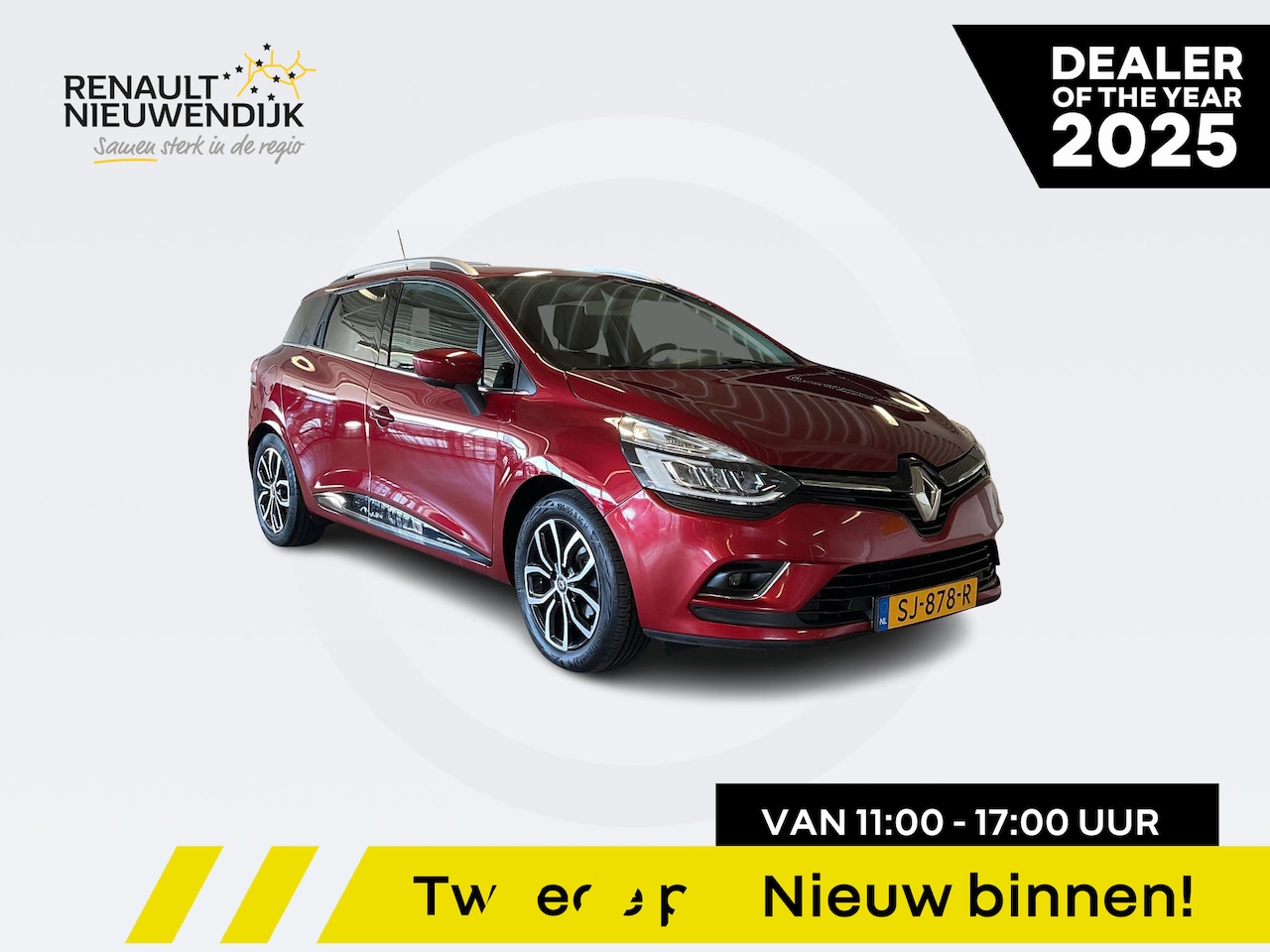 Renault Clio Estate - 0.9 TCe Intens TREKHAAK / NAVIGATIE / CLIMATE CONTROLE / CRUISE CONTROLE / PARKEERSENSOREN - AutoWereld.nl
