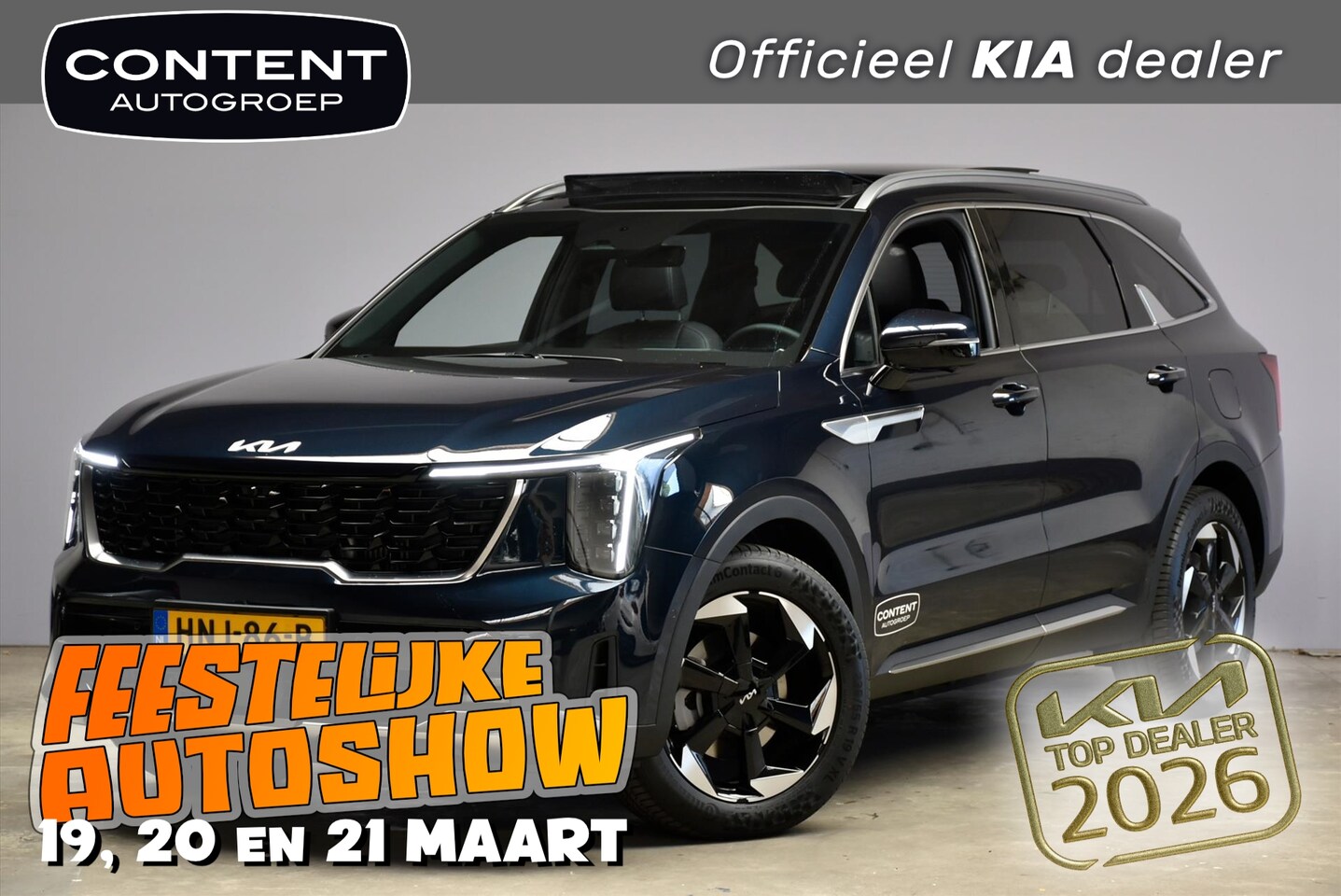 Kia Sorento - 1.6 T-GDi 252pk Plug-in Hybrid Aut AWD ExecutiveLine - AutoWereld.nl