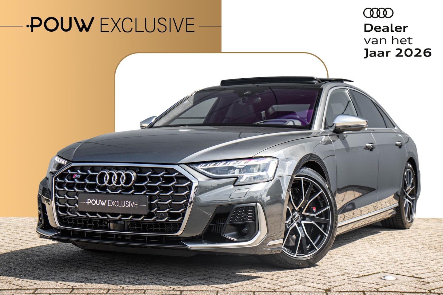 Audi S8 - 4.0 TFSI 571pk quattro | Panoramadak | B&O | Stoelmassage | Carbon Interieur | Luchtvering - AutoWereld.nl