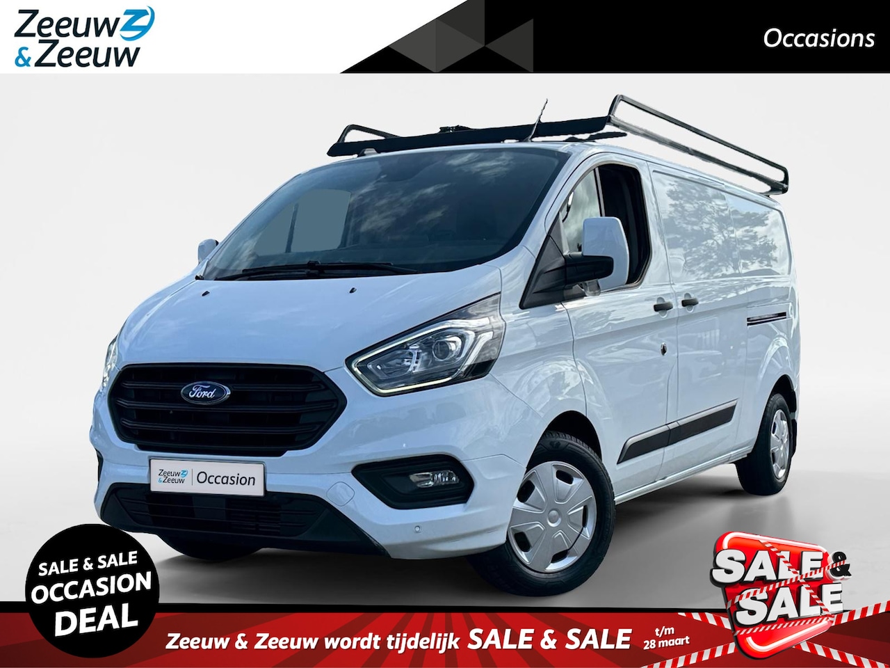 Ford Transit Custom - 300 2.0 TDCI L2H1 Trend 130 pk Automaat | Dubbele schuifdeur | Navigatie | Achteruitrijcam - AutoWereld.nl