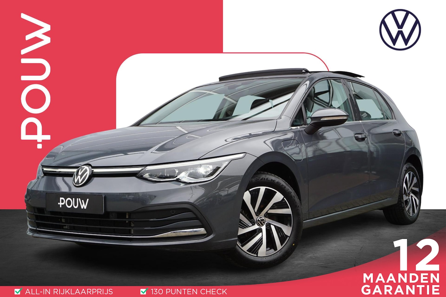 Volkswagen Golf - 1.4 eHybrid 204pk Style | SoH 97% | Panoramadak | Head-up | Elektrische Bestuurdersstoel - AutoWereld.nl