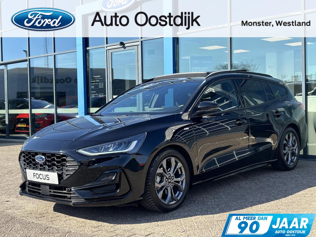 Ford Focus Wagon - 1.0 EcoBoost Hybrid ST Line 155PK Automaat Panodak Winterpack Cruise Camera Parkeersensore - AutoWereld.nl