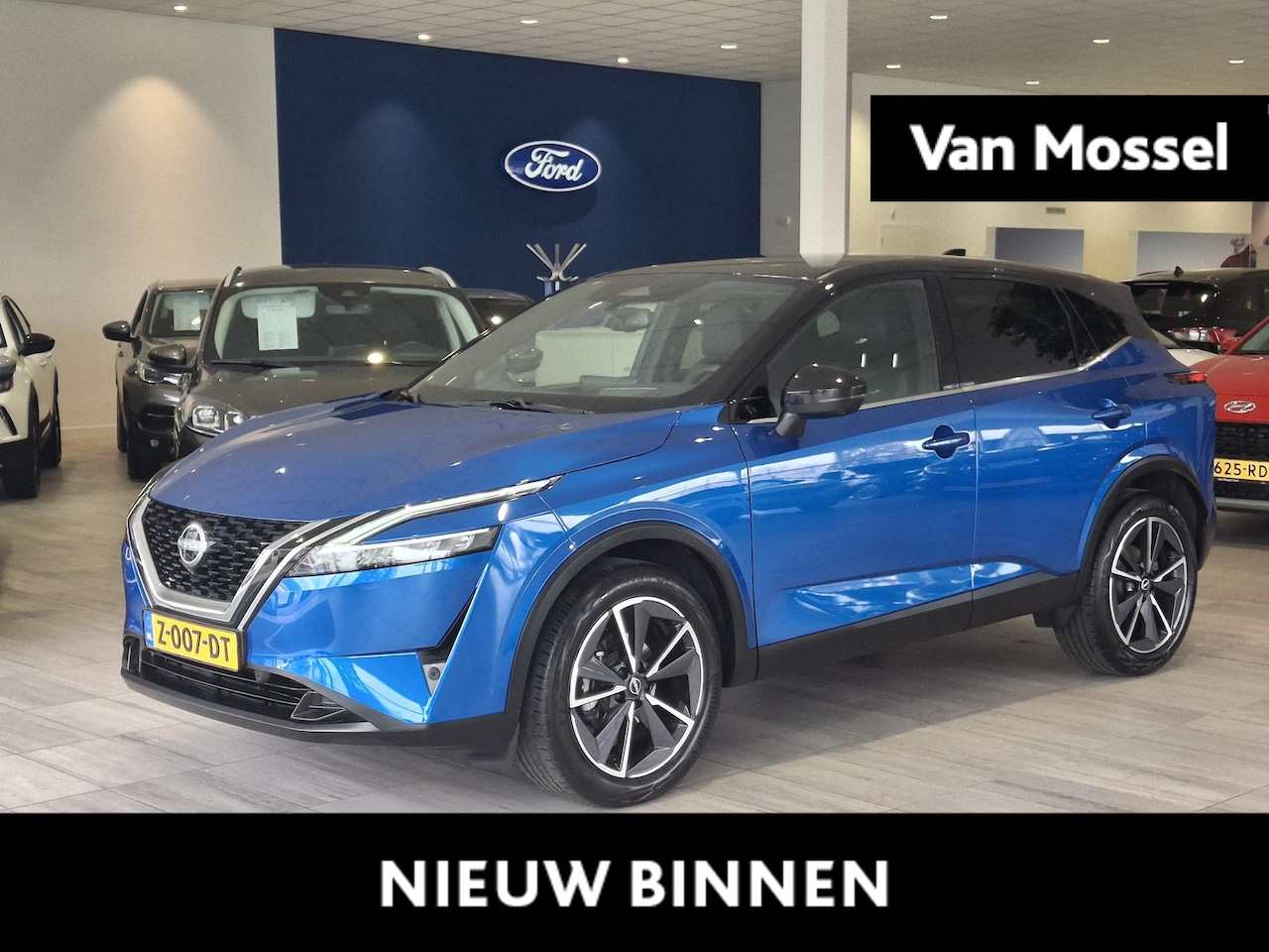 Nissan Qashqai - 1.3 MHEV Xtronic Tekna | Trekhaak | HUD | Elektrische stoel | BLIS | NAV | KeyLess | - AutoWereld.nl