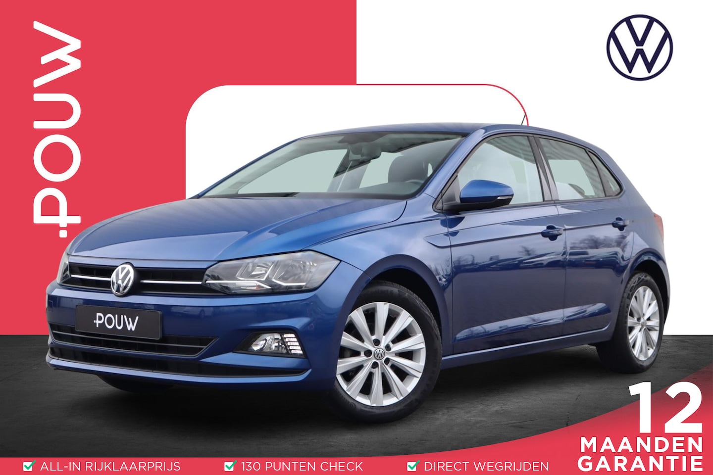 Volkswagen Polo - 1.0 TSI 95pk Comfortline | Apple Carplay/Android Auto | 16" Velgen - AutoWereld.nl