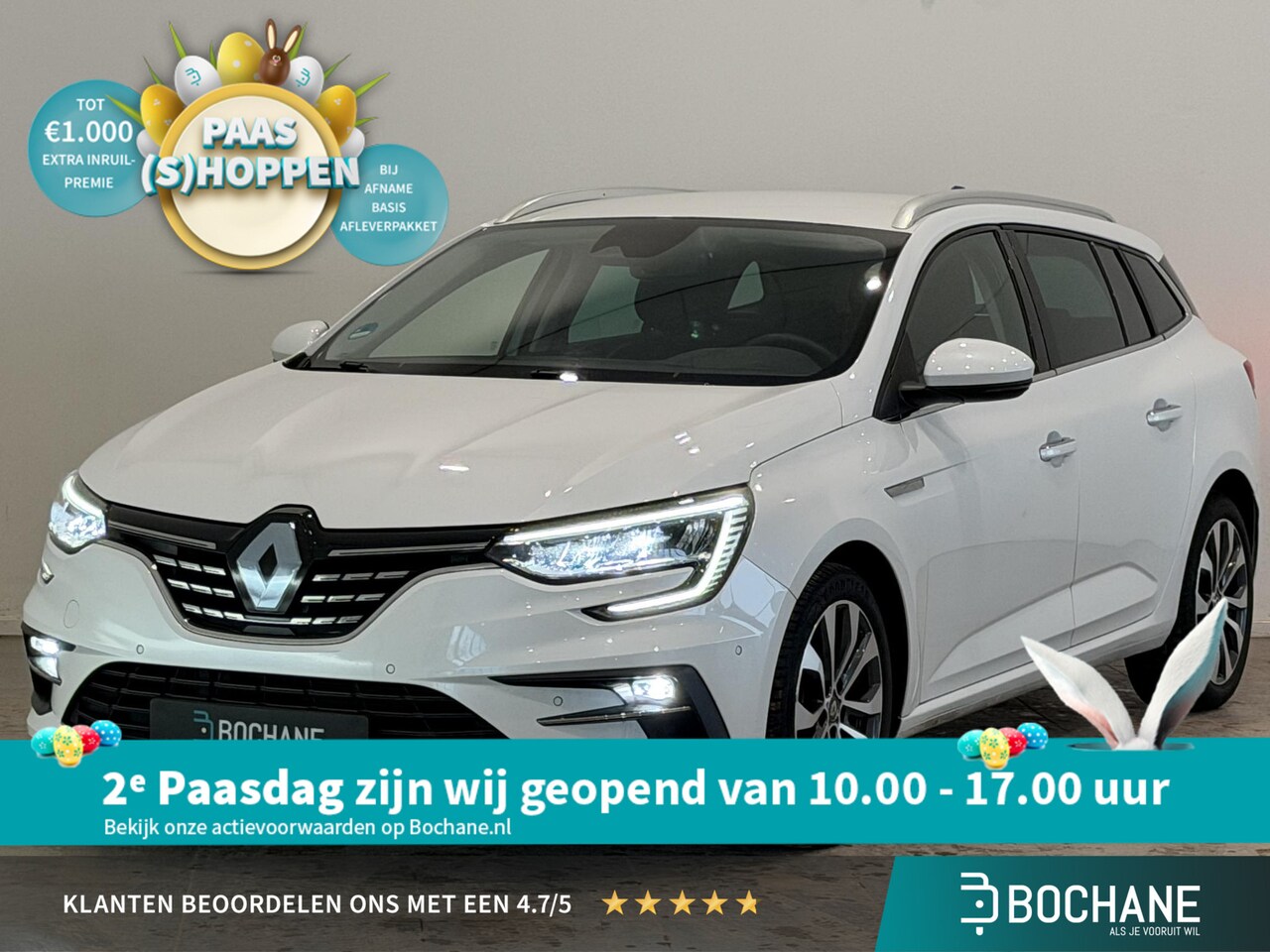 Renault Mégane Estate - 1.3 TCe 140 EDC Techno | Trekhaak 1.700 KG | All season banden | Dodehoek Detectie - AutoWereld.nl