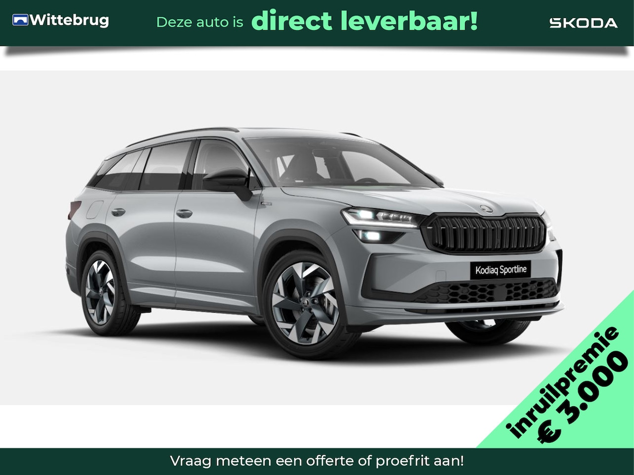 Skoda Kodiaq - 1.5 TSI PHEV Sportline Business / Trekhaak / Panoramadak / Comfort Pakket / Light & View p - AutoWereld.nl