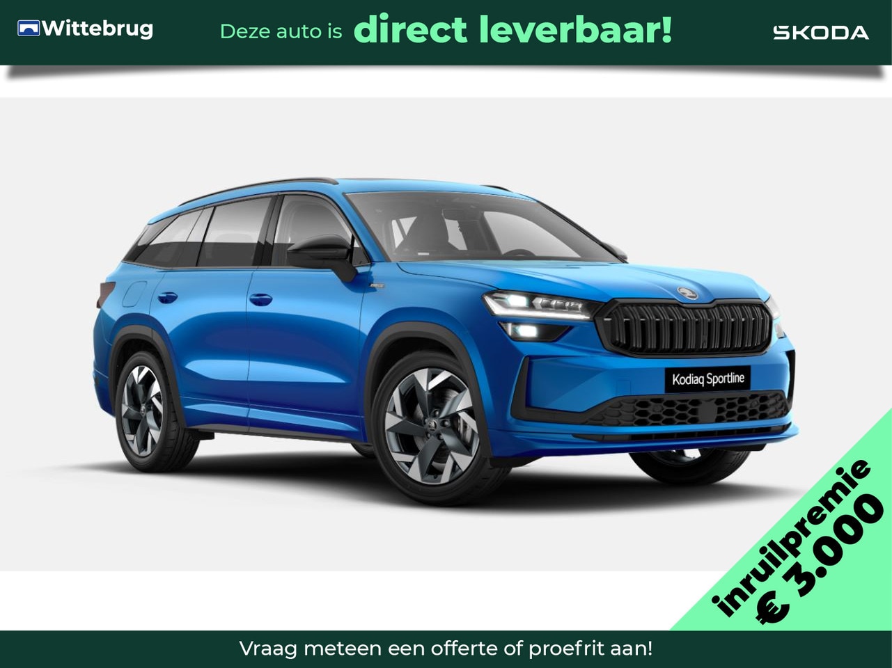 Skoda Kodiaq - 1.5 TSI PHEV Sportline Business / Trekhaak / Panoramadak / Comfort Pakket / Light & View p - AutoWereld.nl