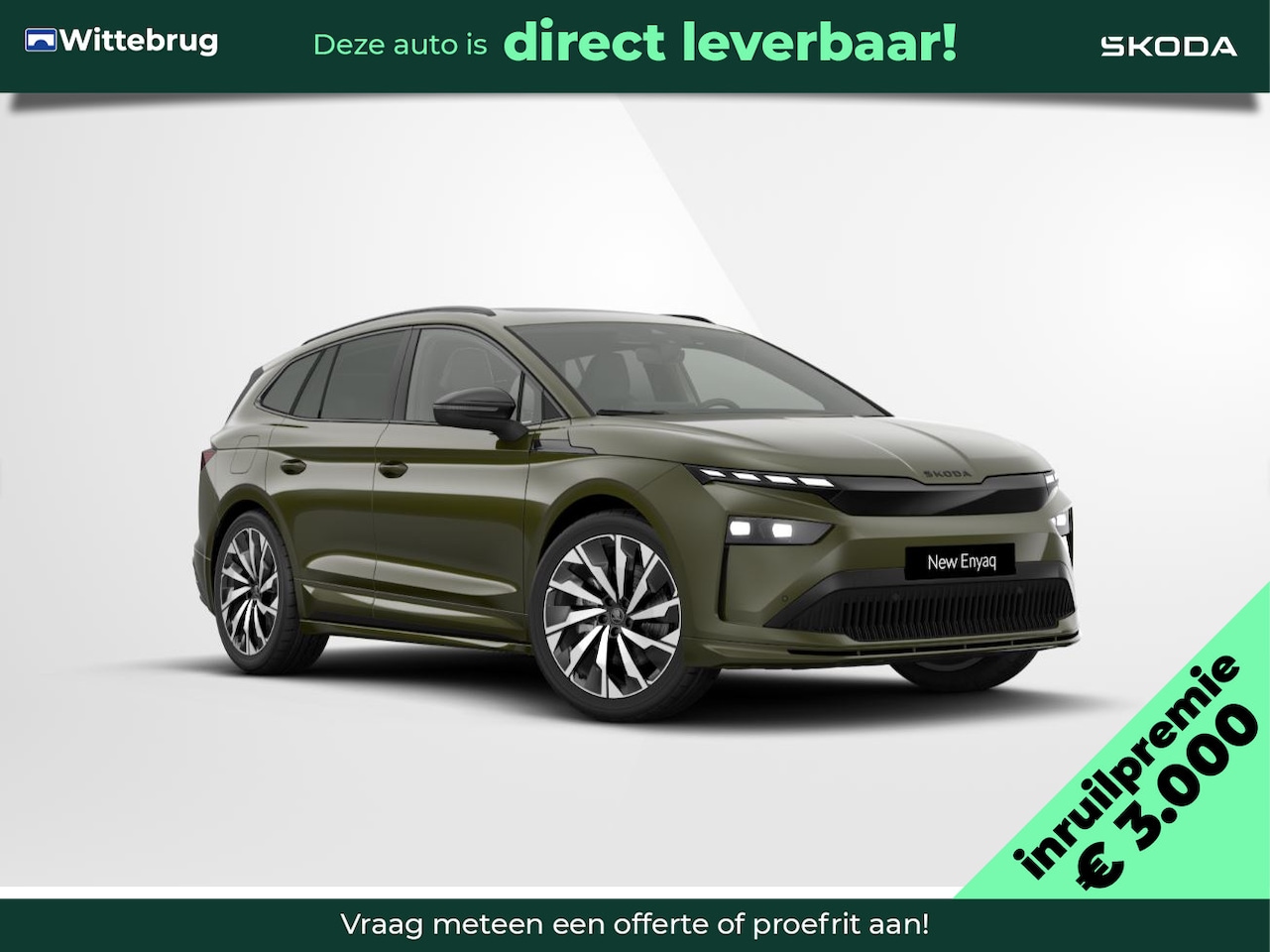 Skoda Enyaq iV - 85 Sportline / Trekhaak / Panoramadak / 21" lichtmetalen velgen Supernova / €2000 inruilpr - AutoWereld.nl