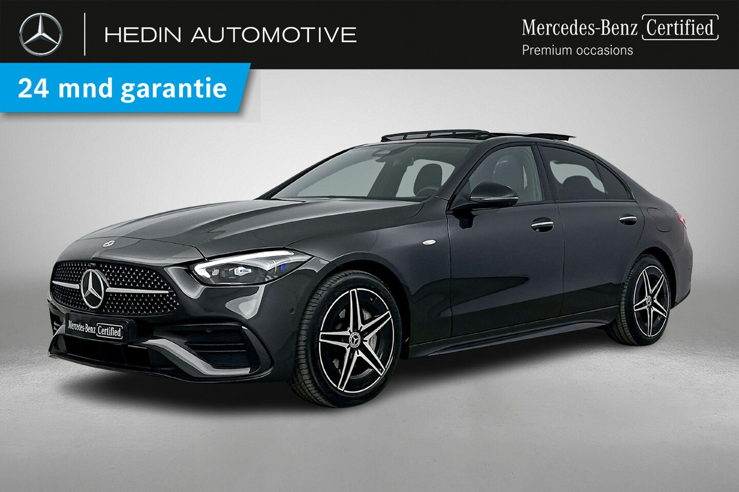 Mercedes-Benz C-klasse - C 300e Limousine Automaat AMG Line | Nightpakket | Winterpakket | Panoramadak | Distronic - AutoWereld.nl