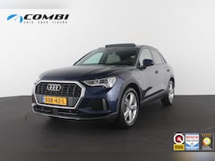 Audi Q3 - 45 TFSI e Business Edition > Pano.schuif/Sonos/360°/Leer/19inch/Navarra Blue Metallic