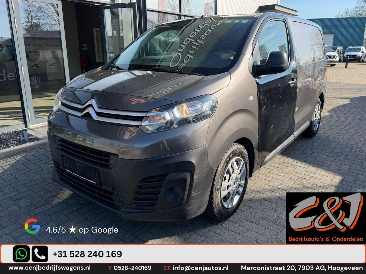 Citroën Jumpy - M 1.6 BlueHDi 95 MAN Comfort zijschade, cruise, MARGE - AutoWereld.nl