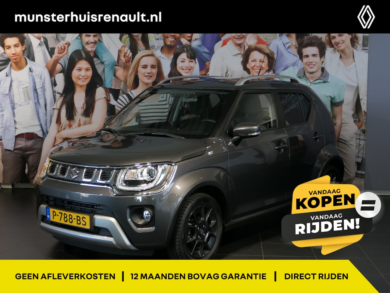 Suzuki Ignis - 1.2 Smart Hybrid Style - Camera - Apple carplay/ Android auto - Cruise - Stoelverwarming - AutoWereld.nl