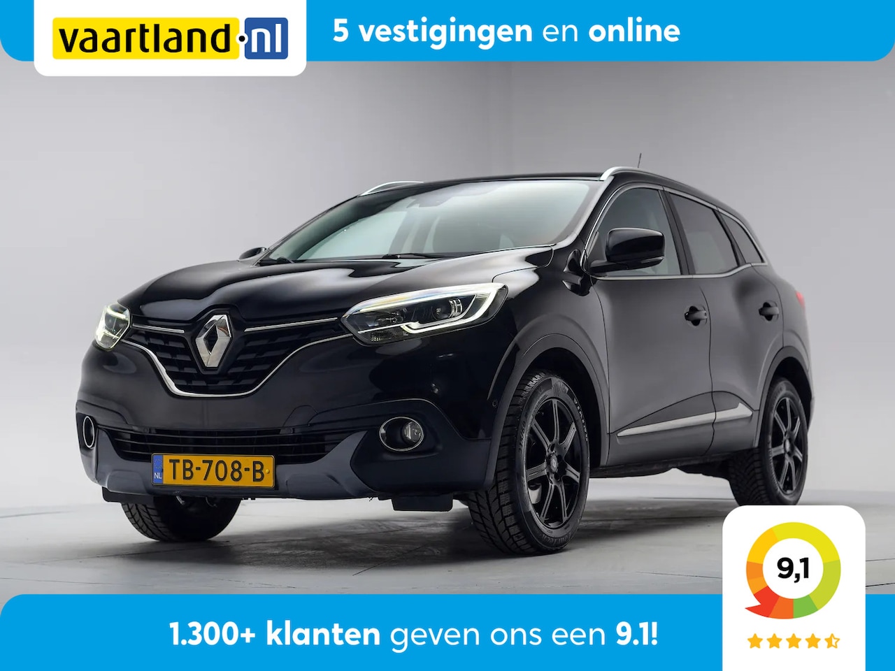Renault Kadjar - 1.2 TCe Intens [ LED Half-leder Navi Camera Clima ] - AutoWereld.nl