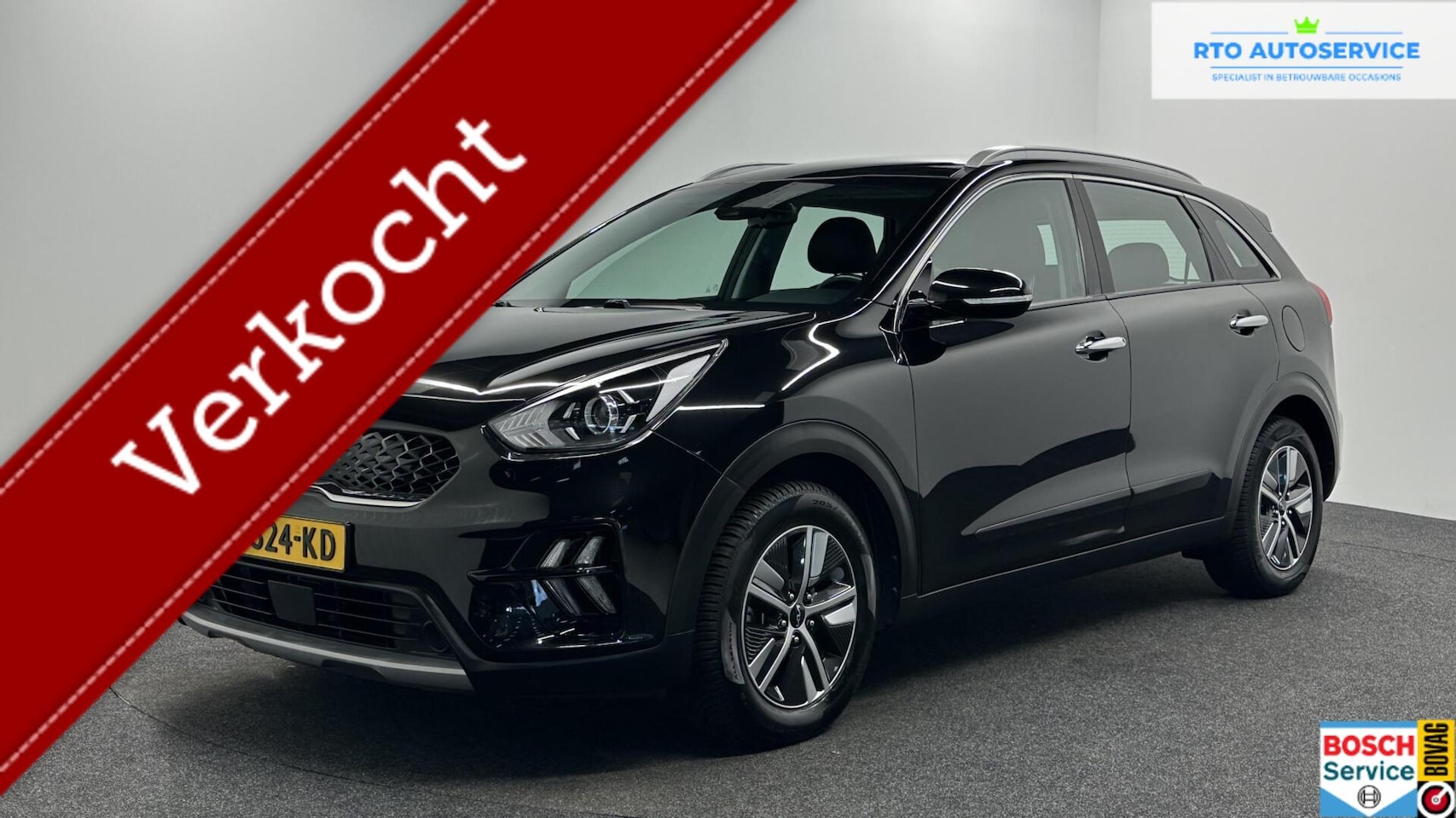 Kia Niro - 1.6 GDi Hybrid DynamicLine CAMERA CARPLAY NAVI LM ECC. - AutoWereld.nl