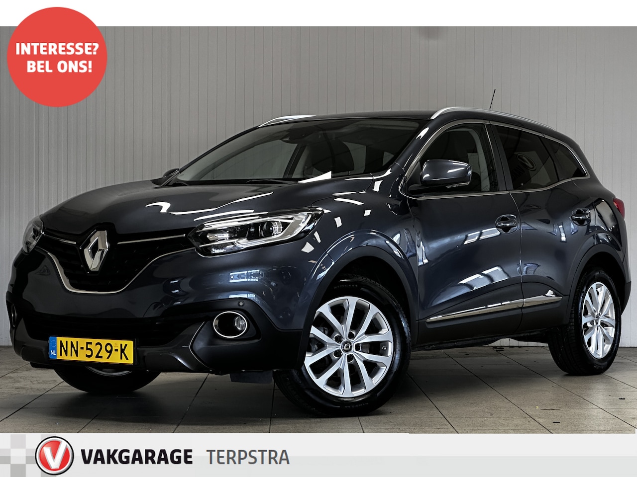 Renault Kadjar - 1.2 TCe Intens/ Trekhaak/ LED Dagrijverl./ Clima/ Navi/ Cruise/ DAB+/ Multi.Stuur/ Elek.pa - AutoWereld.nl