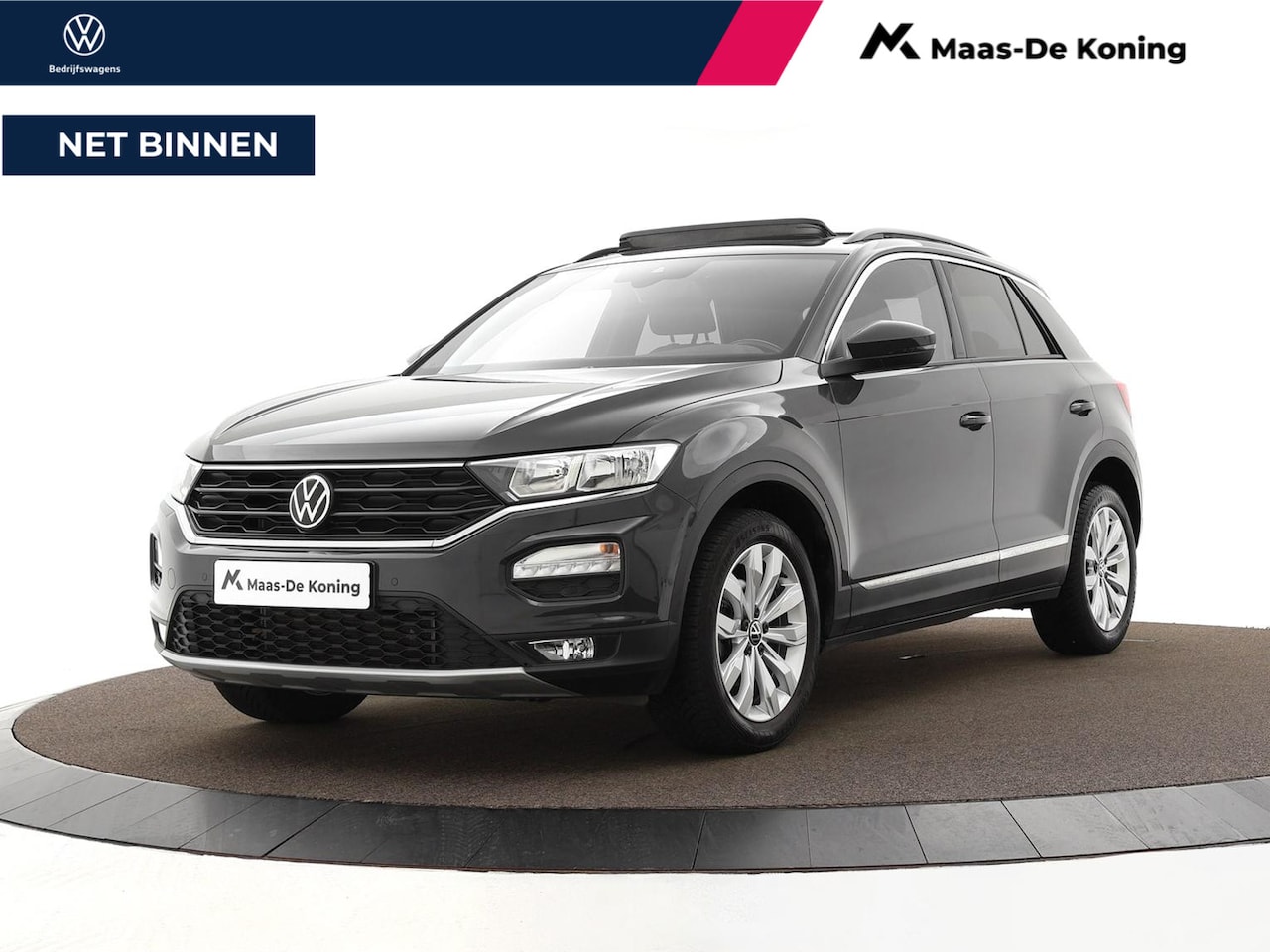 Volkswagen T-Roc - 1.5 TSI 150pk DSG Sport · Panoramadak · Afneembare Trekhaak · Stoelverwarming · Navigatie - AutoWereld.nl
