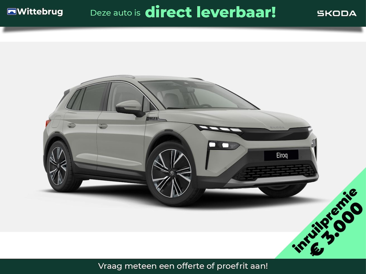 Skoda Elroq - 85 Business Edition Business Upgrade pakket - Plus / 20" lichtmetalen velgen Neptune / €3. - AutoWereld.nl