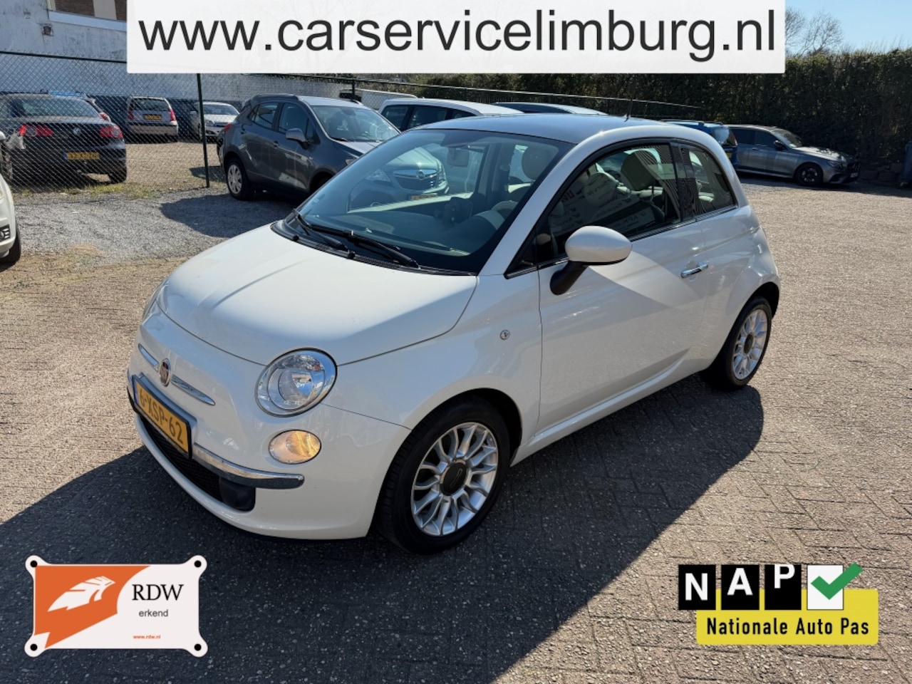 Fiat 500 - 0.9 TwinAir Lounge Airco Leder - AutoWereld.nl