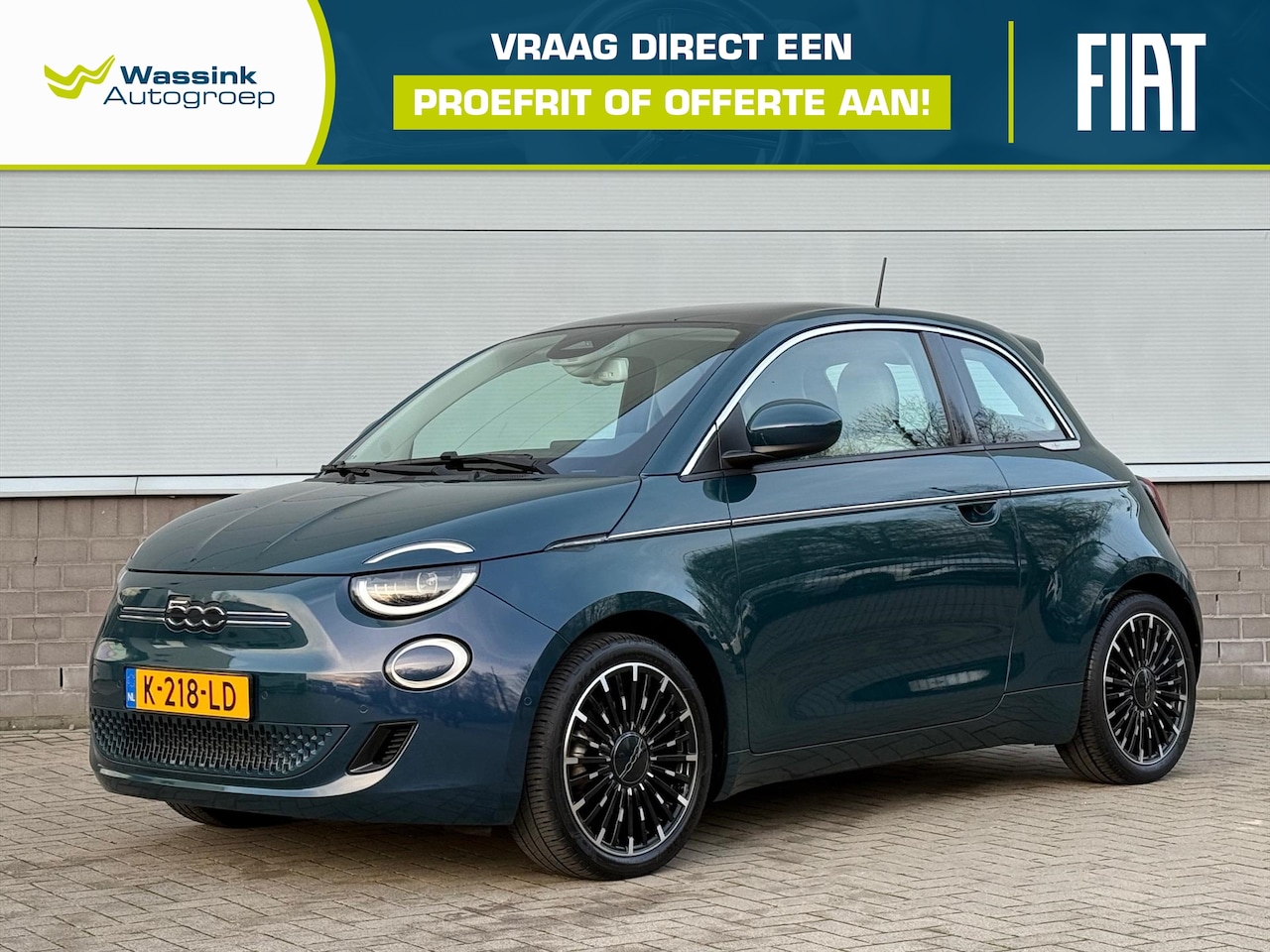 Fiat 500e - 42 kWh La Prima I SOH 93% I Panoramadak I U Connect Navigatie I Apple Carplay I BTW auto - AutoWereld.nl