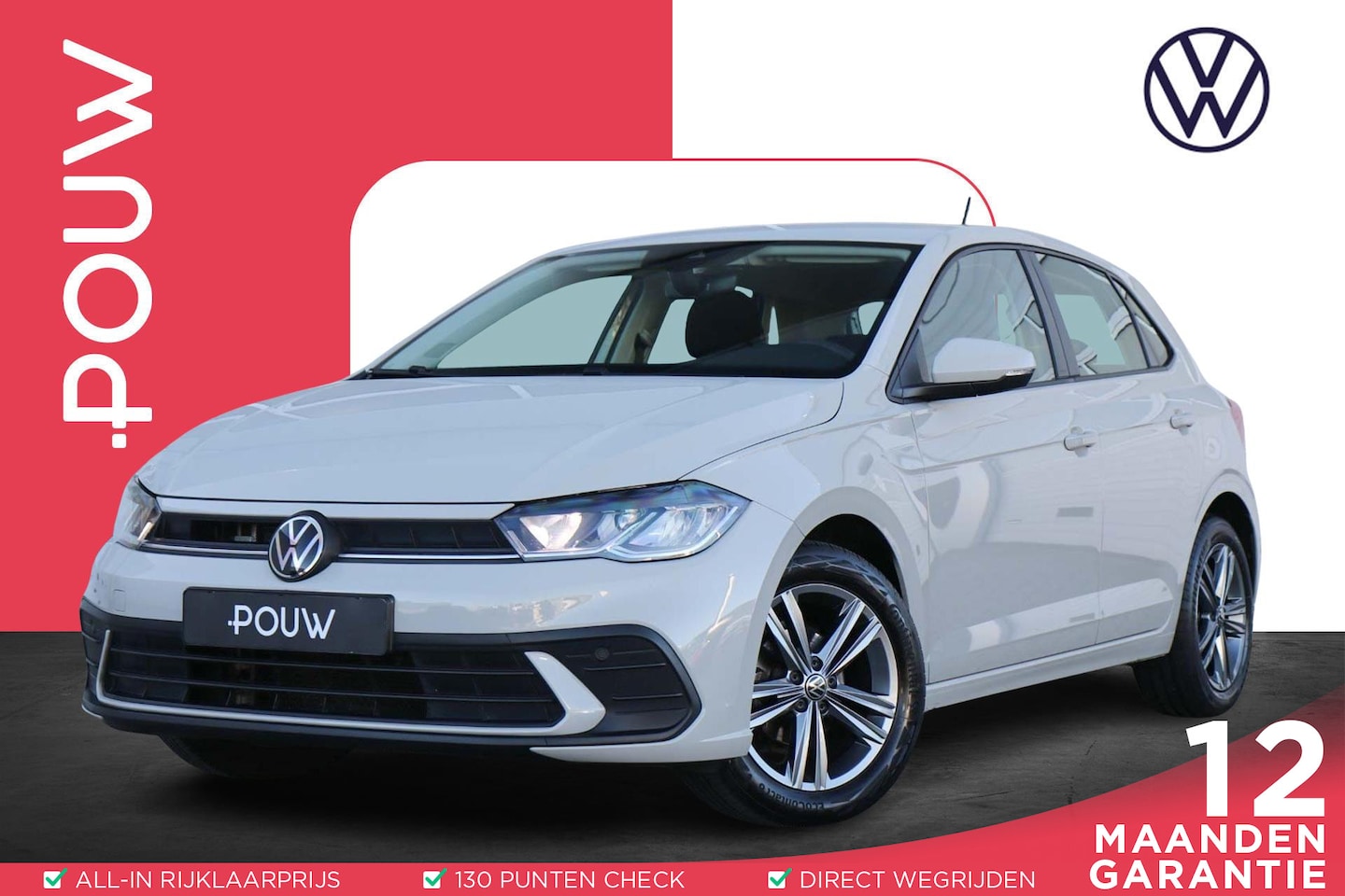 Volkswagen Polo - 1.0 TSI 95pk | App Connect | Airco | Cruise Control | Parkeersensoren Achter - AutoWereld.nl