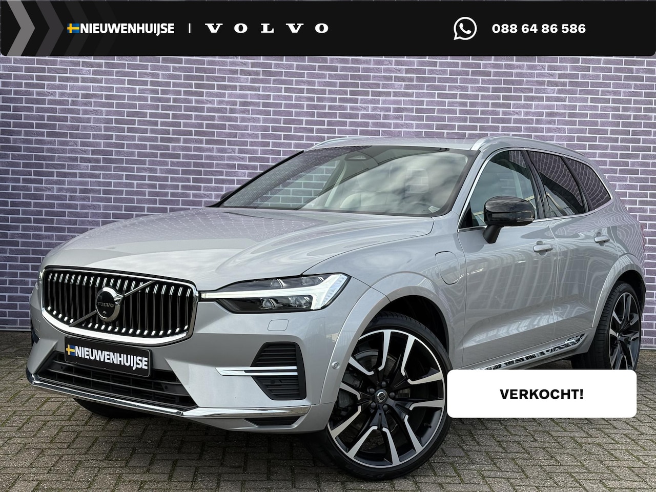 Volvo XC60 - 2.0 T6 Plug-in hybrid AWD Ultimate Bright | Long range | Trekhaak | Adaptive cruise contro - AutoWereld.nl