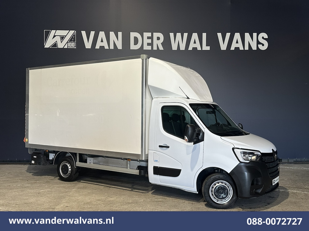 Renault Master - 2.3 dCi 146pk Bakwagen 221cm Hoog Laadklep Euro6 Airco | Navigatie | Camera | LED Cruiseco - AutoWereld.nl