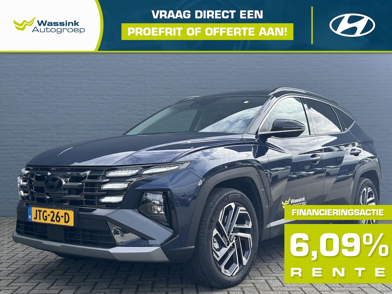 Hyundai Tucson - 1.6 T-GDi PHEV 252pk 2WD Automaat DEMO | Navigatie | Stoel & Stuurverwarming | Climate Con - AutoWereld.nl