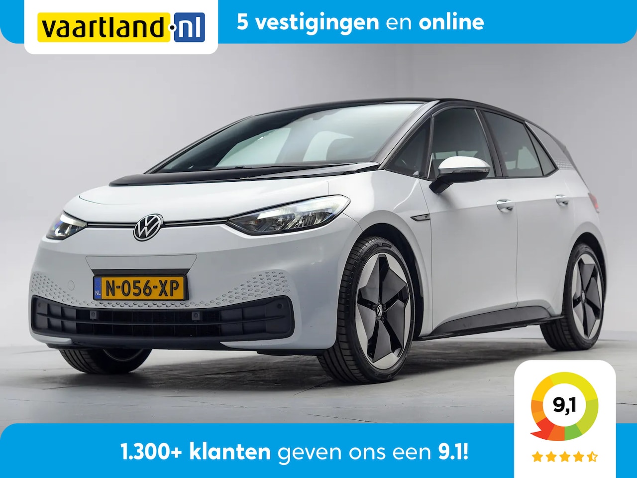 Volkswagen ID.3 - First 58 kWh 3-Fase [ Navi Adapt.cruise Stoelverwarming ] - AutoWereld.nl