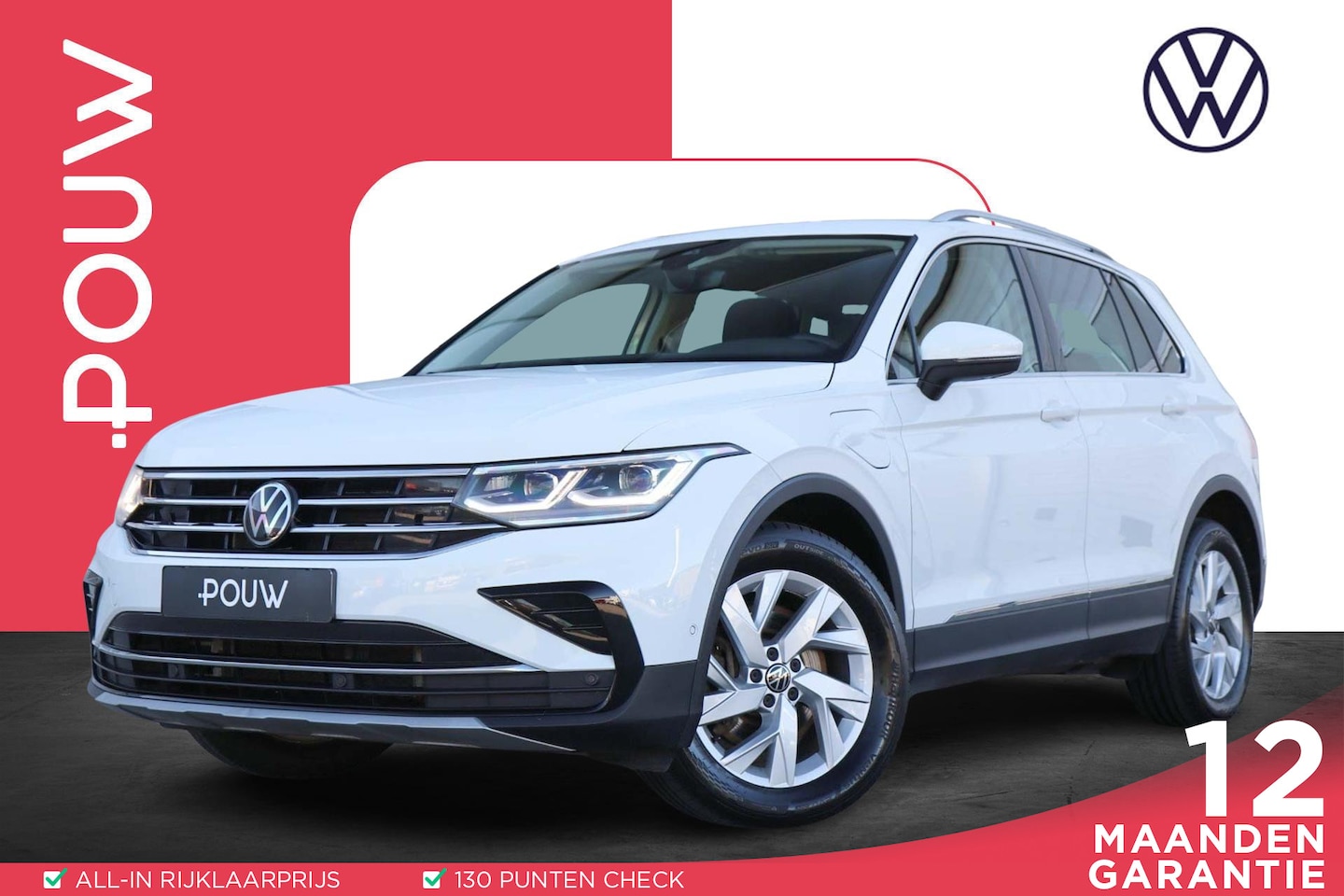 Volkswagen Tiguan - 1.4 TSI 245pk eHybrid Life | SoH 100% | Trekhaak | Achteruitrijcamera | Navigatie | Stoelv - AutoWereld.nl