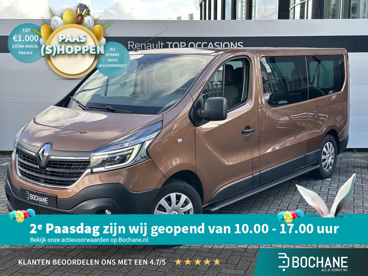 Renault Trafic Passenger - 2.0 dCi 120 Grand Zen 9p. | Trekhaak | Parkeersensoren | Apple CarPlay | Dealer Onderhoude - AutoWereld.nl
