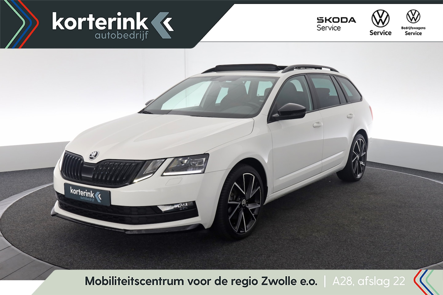 Skoda Octavia Combi - 1.5 TSI Greentech Sport Business | Pano | Led | Stoelverwarming - AutoWereld.nl