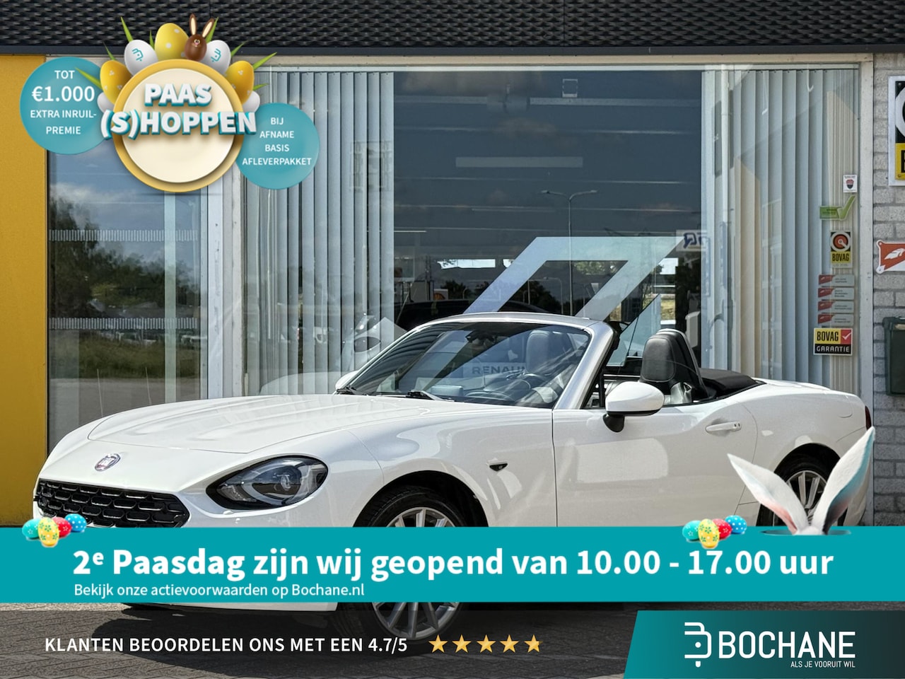 Fiat 124 Spider - 1.4 MultiAir Turbo Lusso | Achteruitrijcamera | Leer | Climate Control | Apple Carplay | C - AutoWereld.nl
