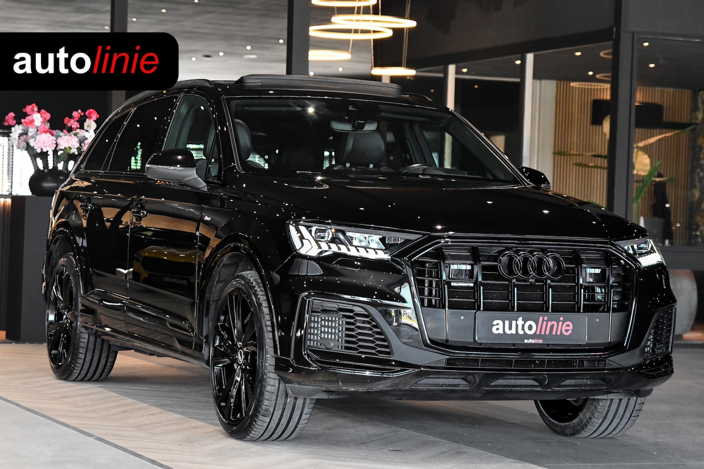 Audi Q7 - 55 TFSI e quattro 3x S-Line. Pano, ACC, HUD, Memory, Leder, B&O, Stuurvw, Keyless, Camera, - AutoWereld.nl