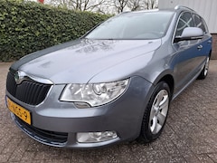 Skoda Superb Combi - 1.8 TSI KOPPELING MATIG LEER/CLIMAT/CRUISE/NAVI/TREKHAAK 160PK